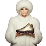 Carica immagine nella Galleria, Sneaker GERO Gold Black Vortex Wish Dance Shop, scarpa alta ecopelle nera con dettagli oro, suola in gomma e resina, stile moderno.
