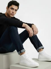 Carica immagine nella Galleria, Sneaker bianca GERO White Vortex Wish Dance con suola in gomma e resina, design alto, ecopelle vegan, comfort e flessibilità