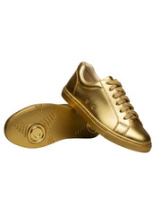 Load image into Gallery viewer, ATACA Gioele Vortex (L0700FCE) - Sneaker Ecopelle Totale Oro Light materiale Vegan confort Light Flex Suola Bianca in Gommina e Resina Tecnica Cerchi Oro Pivot