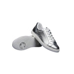 Carica immagine nella Galleria, Sneaker ecopelle totale silver ATACA Theia Vortex Wish Dance Shop, suola bianca in gomma e resina, comfort e stile moderno
