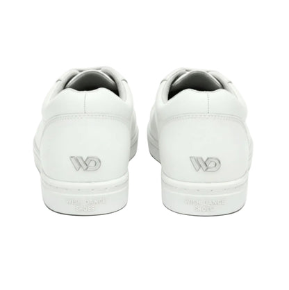 Scarpa sneaker ecopelle bianca Uriel Vortex Wish Dance con suola bianca, dettagli in argento e design confortevole e flessibile