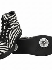 Carica immagine nella Galleria, (779F) - Scarpa da Donna in Camoscio Nero con Plateau Confort Tacco a Spillo