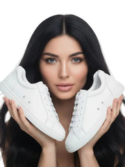 Load image into Gallery viewer, ATACA Gabriel Vortex (L0700FCE) - Sneaker Ecopelle Totale Bianca materiale Vegan confort Light Flex Suola Bianca in Gommina e Resina Tecnica Cerchi Oro Pivot