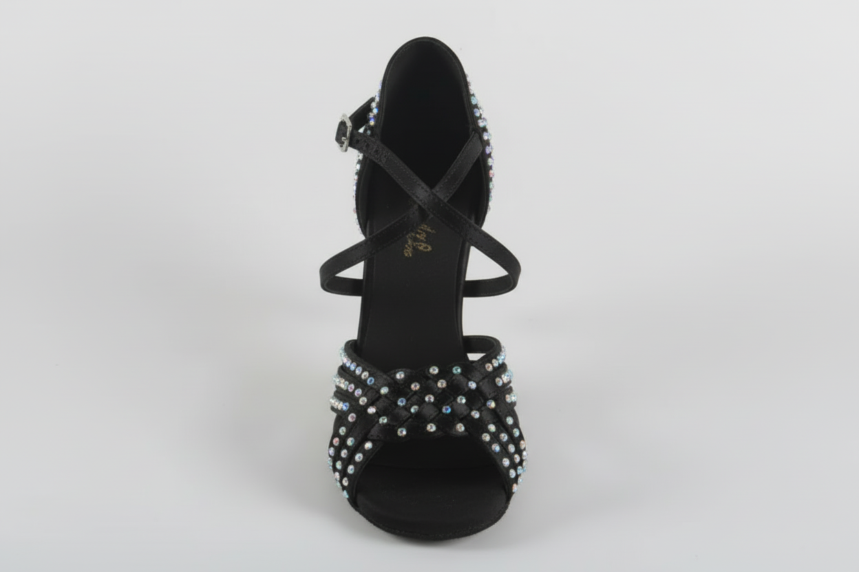 Scarpa da donna Boreale Silver Wish Dance in multicolor con tallone in pelle nera, stile elegante e colorato