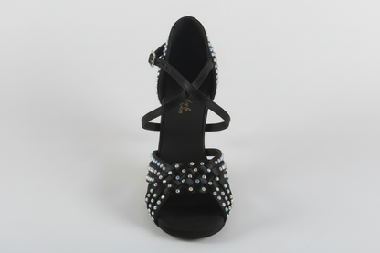 Scarpa da donna Boreale Silver Wish Dance in multicolor con tallone in pelle nera, stile elegante e colorato