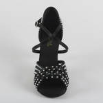 Carica immagine nella Galleria, (779F) - Scarpa da Donna in Multicolor Boreale Silver con Tallone in Pelle Nera
