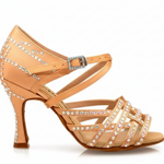 Carica immagine nella Galleria, (779F) - Scarpa da Donna in Multicolor Boreale Silver con Tallone in Pelle Nera
