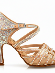 Carica immagine nella Galleria, (779F) - Scarpa da Donna in Multicolor Boreale Silver con Tallone in Pelle Nera