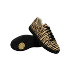 Carica immagine nella Galleria, ATACA Tiger Vortex (FCE) - Sneaker disegno Tigre Bengala Beige materiale Vegan confort Light Flex Suola Nera in Gommina e Resina Tecnica Cerchi Neri Pivot
