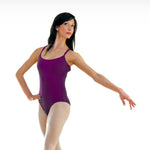 Load image into Gallery viewer, DIANA RD/NA - Body Danza Classica da Donna in Microfibra Naturale Pettorina Antisudore nera spalline doppie incrociate alla schiena
