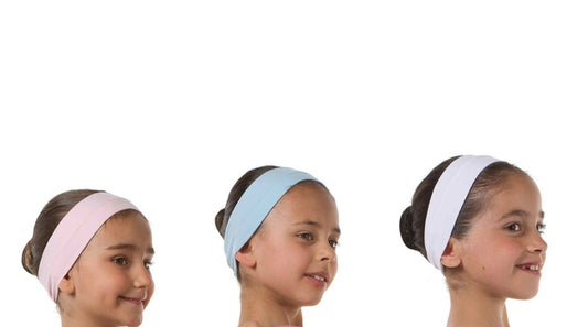 Fascia elastica per capelli in cotone bi-elastico, fascia elasticizzata per acconciature comode e resistenti, Wish Dance Shop