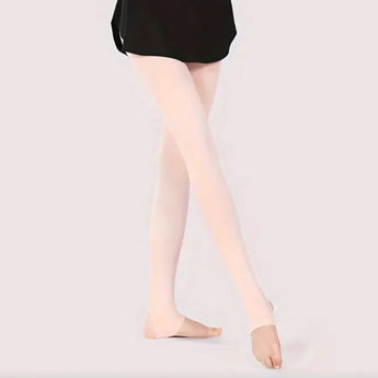 DESY (106ST) - Collant Danza Classica e Moderna a Staffa Sotto la Pianta Ultrasoft in microfibre e spandex massaggiante ultraresistenti