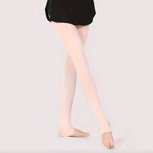 DESY (106ST) - Collant Danza Classica e Moderna a Staffa Sotto la Pianta Ultrasoft in microfibre e spandex massaggiante ultraresistenti
