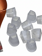 Carica immagine nella Galleria, Salvatacchi Confort - Per Tacco a Rocchetto collo alto di Mobido Silicone in Gel Trasparente
