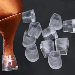 Salvatacchi Confort - Per Tacco a Rocchetto collo alto di Mobido Silicone in Gel Trasparente