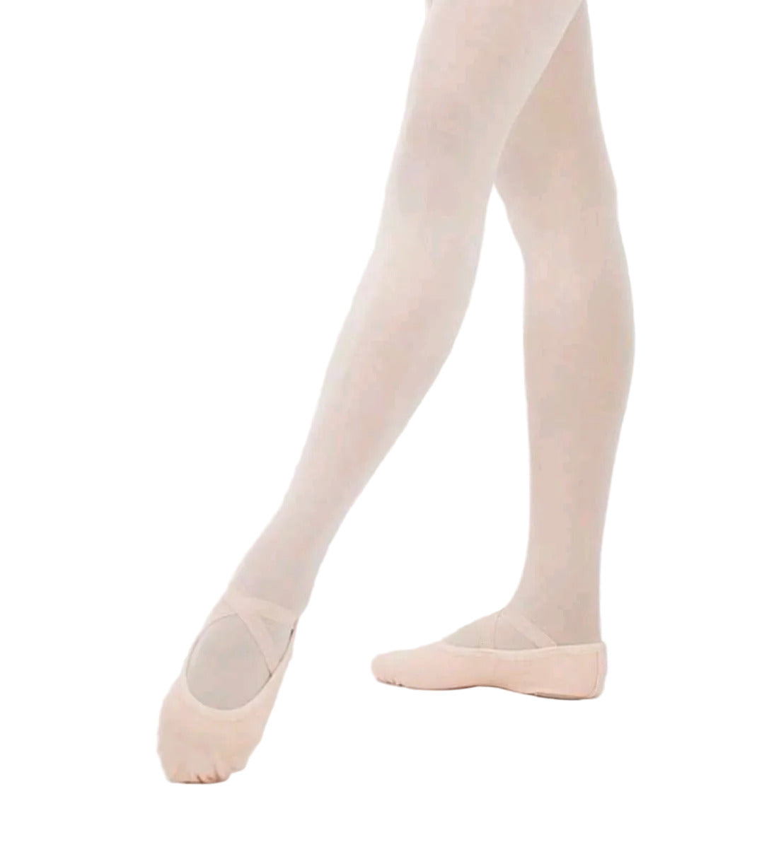 Collant Nadia 104P Wish Dance Shop, microfibra e spandex, massaggianti e resistenti, ideali per danza classica.
