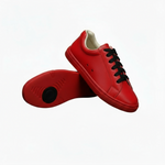 Carica immagine nella Galleria, Ataca Suprema Vortice (FCE) - Sneaker Ecopelle Totale Rossa materiale Vegan confort Light Flex Suola Rossa Cerchi Neri in Gommina e Resina Tecnica
