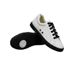 Carica immagine nella Galleria, Ataca Suprema Vortice (FCE) - Sneaker Ecopelle Totale Bianca materiale Vegan confort Light Flex Suola Nera in Gommina e Resina Tecnica Cerchi Bianchi
