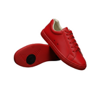 Carica immagine nella Galleria, Ataca Suprema Vortice (FCE) - Sneaker Ecopelle Totale Rossa materiale Vegan confort Light Flex Suola Rossa Cerchi Neri in Gommina e Resina Tecnica
