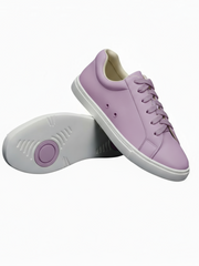 Carica immagine nella Galleria, Ataca Suprema Vortice (FCE) - Sneaker Camoscio Totale Lilla Lavanda materiale Vegan confort Light Flex Suola Bianca Cerchi Lilla lavanda in Gommina e Resina Tecnica
