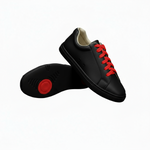 Carica immagine nella Galleria, Ataca Suprema Vortice (FCE) - Sneaker Ecopelle Totale Nera materiale Vegan confort Light Flex Suola Nera in Gommina e Resina Tecnica
