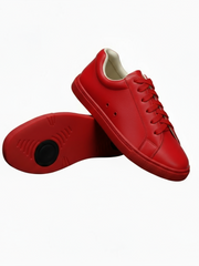 Load image into Gallery viewer, Ataca Suprema Vortice (FCE) - Sneaker Ecopelle Totale Rossa materiale Vegan confort Light Flex Suola Rossa Cerchi Neri in Gommina e Resina Tecnica
