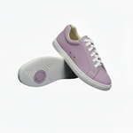 Carica immagine nella Galleria, Ataca Suprema Vortice (FCE) - Sneaker Camoscio Totale Lilla Lavanda materiale Vegan confort Light Flex Suola Bianca Cerchi Lilla lavanda in Gommina e Resina Tecnica
