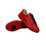 Carica immagine nella Galleria, Ataca Suprema Vortice (FCE) - Sneaker Ecopelle Totale Rossa materiale Vegan confort Light Flex Suola Rossa Cerchi Neri in Gommina e Resina Tecnica
