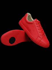 Load image into Gallery viewer, Ataca Suprema Vortice (FCE) - Sneaker Ecopelle Totale Rossa materiale Vegan confort Light Flex Suola Rossa Cerchi Neri in Gommina e Resina Tecnica
