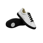 Carica immagine nella Galleria, Ataca Suprema Vortice (FCE) - Sneaker Ecopelle Totale Bianca materiale Vegan confort Light Flex Suola Nera in Gommina e Resina Tecnica Cerchi Bianchi
