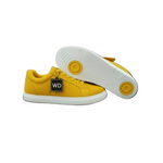 Load image into Gallery viewer, Ataca Suprema Vortice (FCE) - Sneaker pelle scamosciata Totale Giallo Fluò materiale Vegan confort Light Flex Suola Bianca in Gommina Cerchi Gialli e Resina Tecnica
