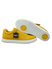 Load image into Gallery viewer, Ataca Suprema Vortice (FCE) - Sneaker pelle scamosciata Totale Giallo Fluò materiale Vegan confort Light Flex Suola Bianca in Gommina Cerchi Gialli e Resina Tecnica
