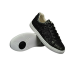 Load image into Gallery viewer, Ataca Suprema Vortice (FCE) - Sneaker in Glitter Nero Suola Bianca in Gommina e Resina Tecnica
