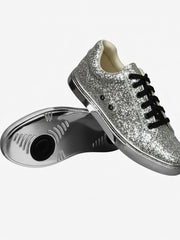 Carica immagine nella Galleria, Ataca Suprema Vortice (FCE) - Sneaker in Glitter Argento Suola in Gommina e Resina Tecnica in un Fantastico ed Esclusivo colore Argento

