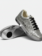 Carica immagine nella Galleria, Ataca Suprema Vortice (FCE) - Sneaker in Glitter Argento Suola in Gommina e Resina Tecnica in un Fantastico ed Esclusivo colore Argento
