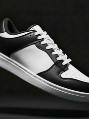 Load image into Gallery viewer, Ataca Suprema Vortice (FCE) - Sneaker Ecopelle Totale Nera materiale Vegan confort Light Flex Suola Bianca in Gommina e Resina Tecnica
