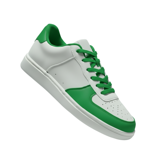 ESMERALDA (FCE) - Sneaker in Ecopelle Vegan Suola Bianca in Gommina e Resina Tecnica