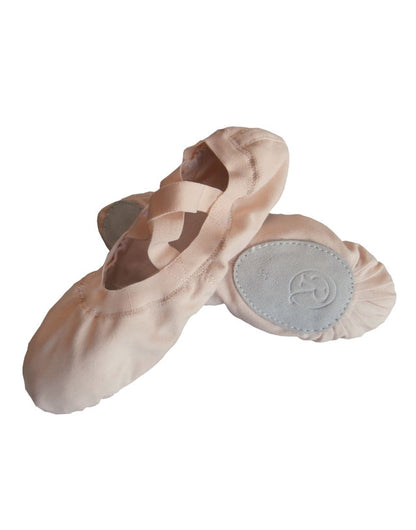 Mezza Punta in Stoffa Traspirante Rosa Carne AMBRA Wish Dance, vista frontale