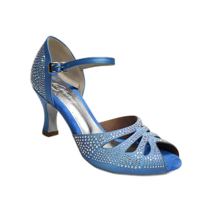Scarpa da Ballo in Raso Seta Azzurro Cielo Alexa Wish Dance, dettaglio suola