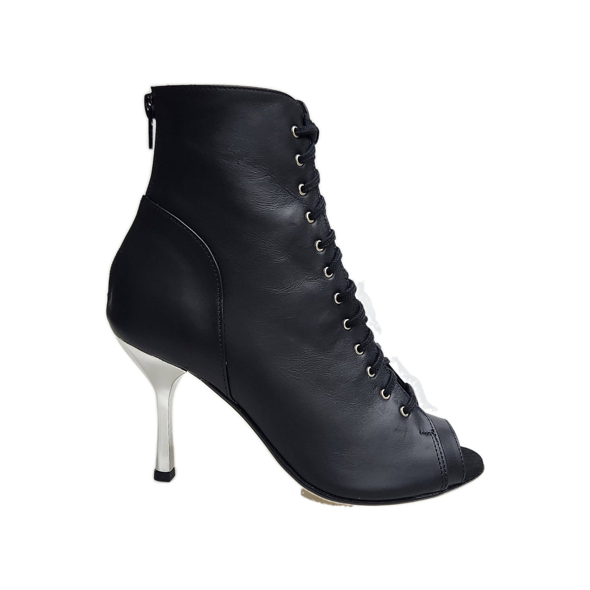 Mezzo Stivaletto ALEXIS Black Silver Wish Dance (Art. 132), vista tre quarti