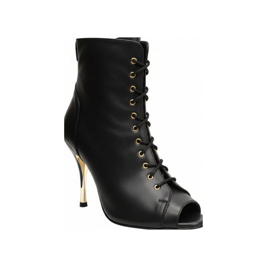 Mezzo Stivaletto ALEXIS Angel Black Gold Wish Dance, oro, vista laterale