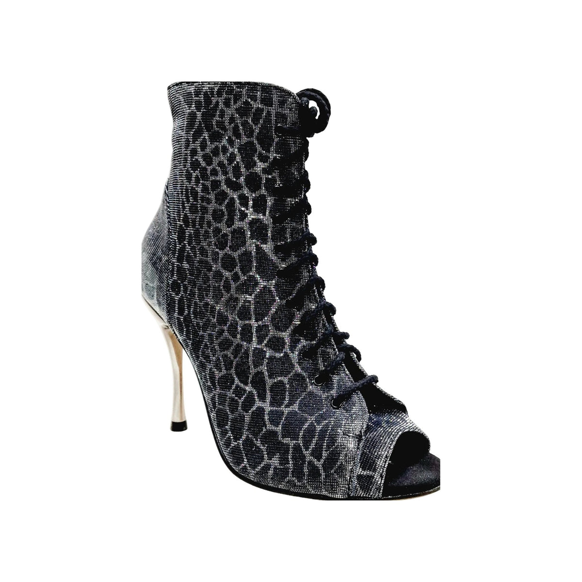 Mezzo Stivaletto ALEXIS Silver Black Wish Dance, grigio, vista laterale