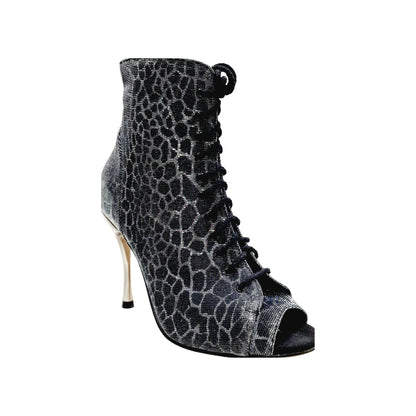 Mezzo Stivaletto ALEXIS Silver Black Wish Dance, grigio, vista laterale