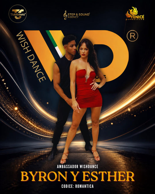Locandina ambassador Wish Dance — Byron y Esther, codice sconto ROMANTICA