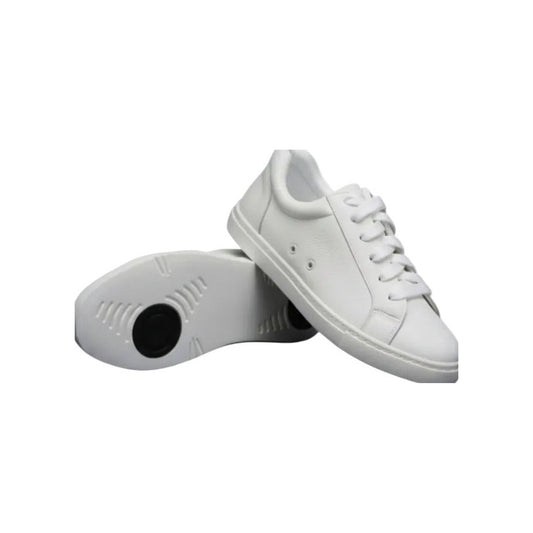 Scarpe sneakers ecopelle bianche ATACA Vortex Wish Dance con suola bianca, dettagli neri e design leggero e flessibile.