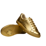 Carica immagine nella Galleria, ATACA Gabriel Vortex (L0700FCE) - Sneaker Ecopelle Totale Bianca materiale Vegan confort Light Flex Suola Bianca in Gommina e Resina Tecnica Cerchi Oro Pivot
