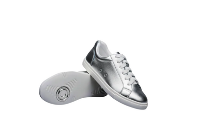 Sneaker ecopelle bianca ATACA Gabriel Vortex Wish Dance, con suola in gomma e resina, dettagli oro e design confort leggero