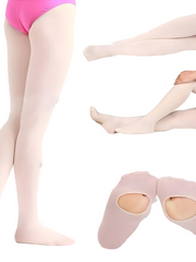 Load image into Gallery viewer, Tiny (105 C)- Collant Danza Convertibile Ultrasoft in microfibre e spandex massaggiante ultraresistenti