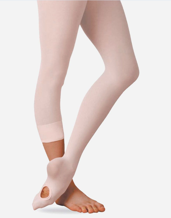 Tiny (105 C)- Collant Danza Convertibile Ultrasoft in microfibre e spandex massaggiante ultraresistenti
