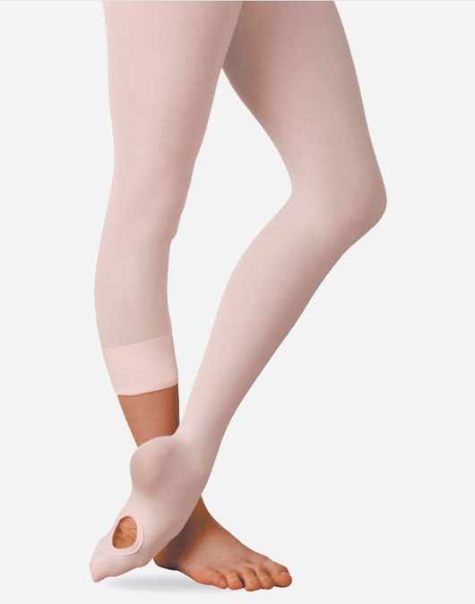 Tiny (105 C)- Collant Danza Convertibile Ultrasoft in microfibre e spandex massaggiante ultraresistenti